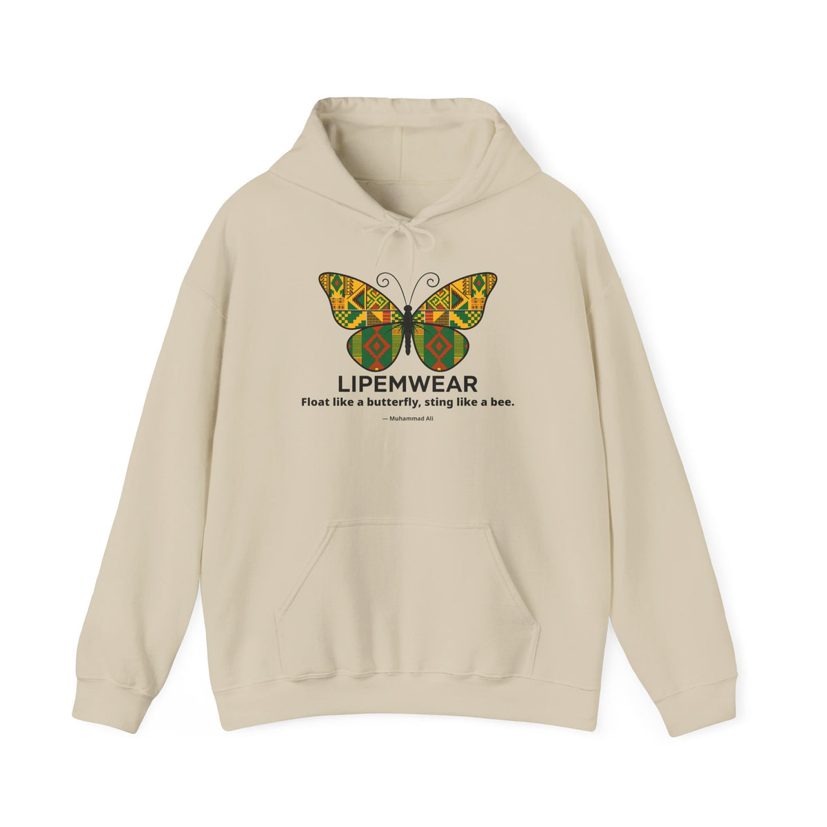 Lipemwear Kente Butterfly Hoodie
