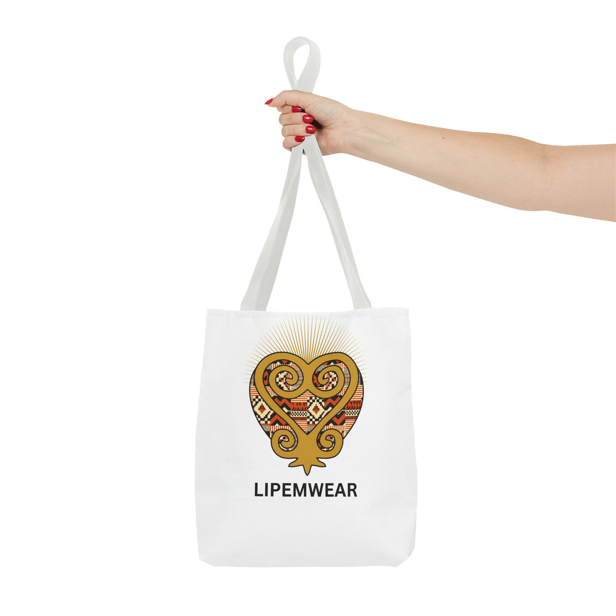 Lipemwear Sankofa Heart Tote Bag