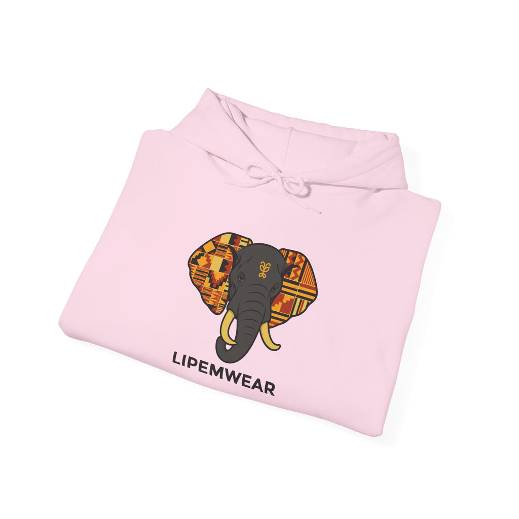 Lipemwear Kente Elephant Hoodie