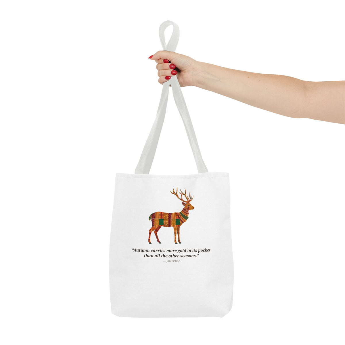 Kente Stag Tote Bag
