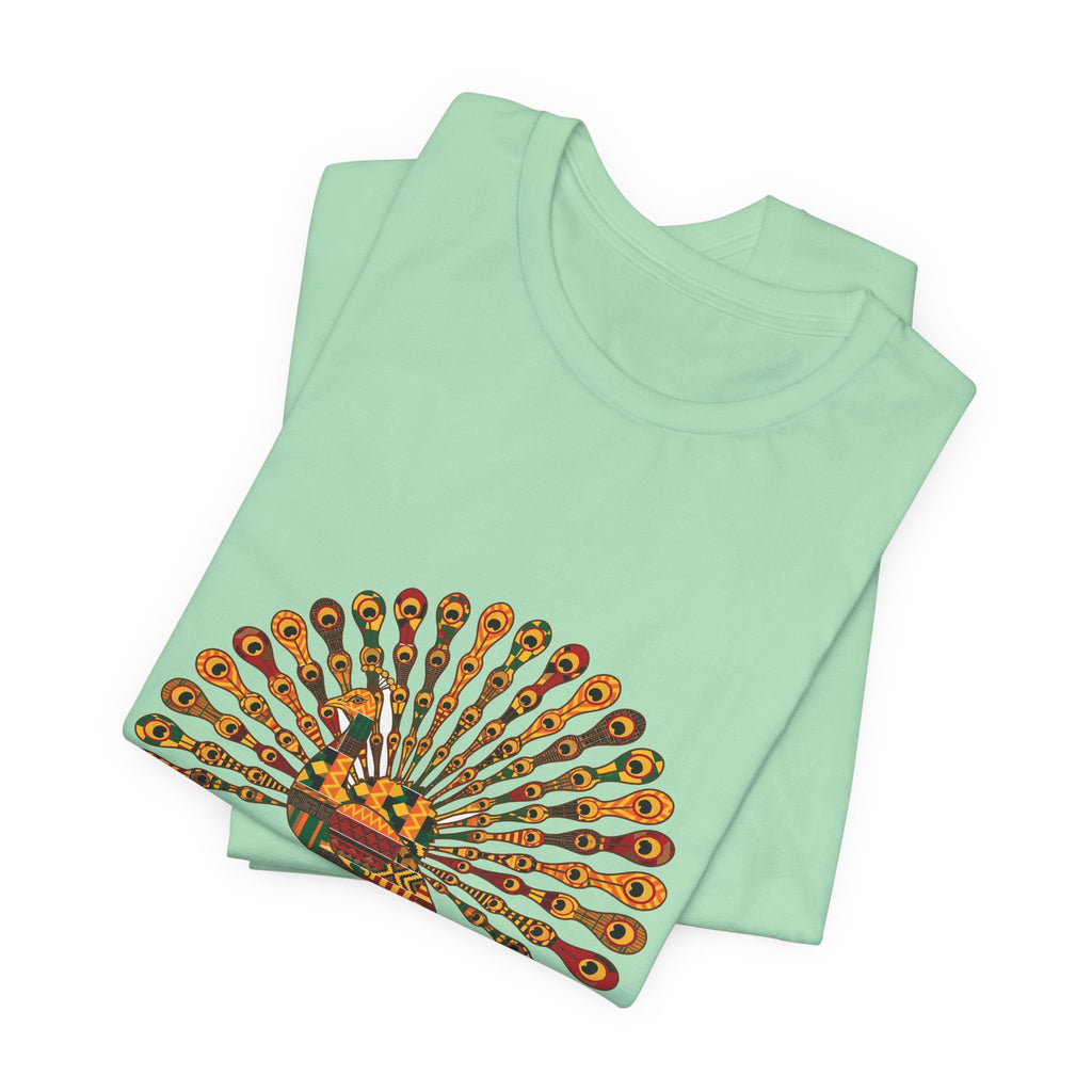 Kente Peacock Tee