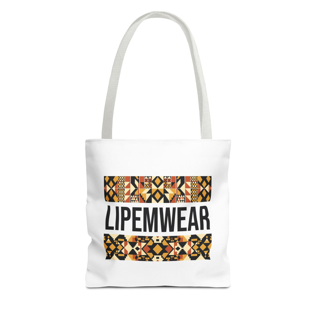 Lipemwear Kente Wordmark Tote Bag