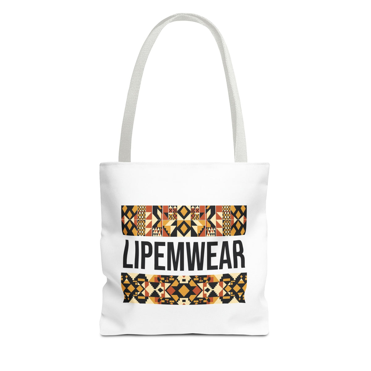 Lipemwear Kente Wordmark Tote Bag