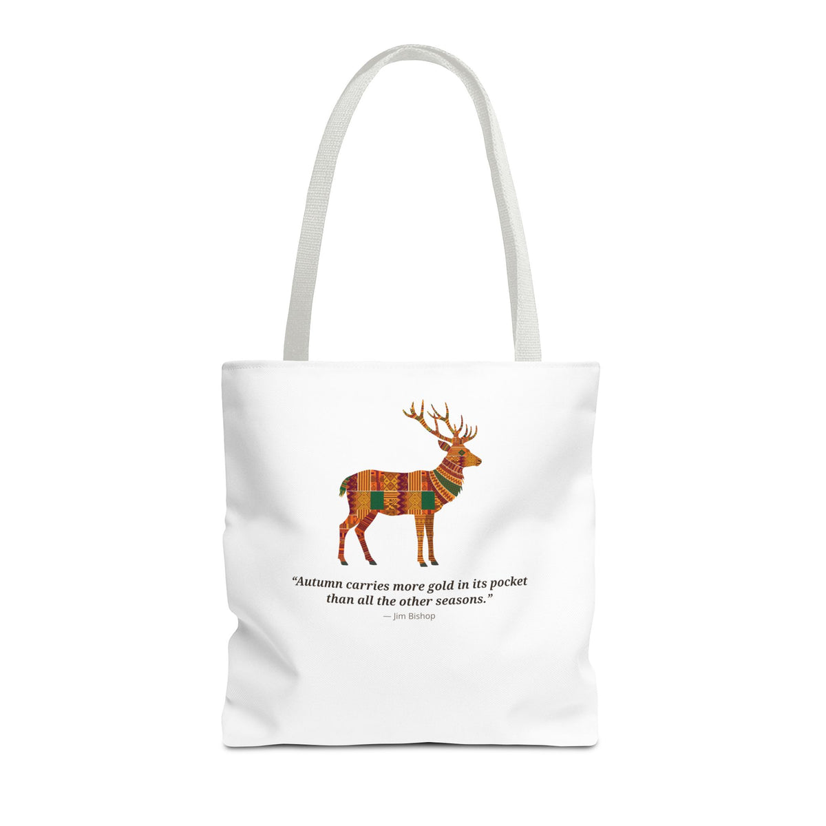 Kente Stag Tote Bag