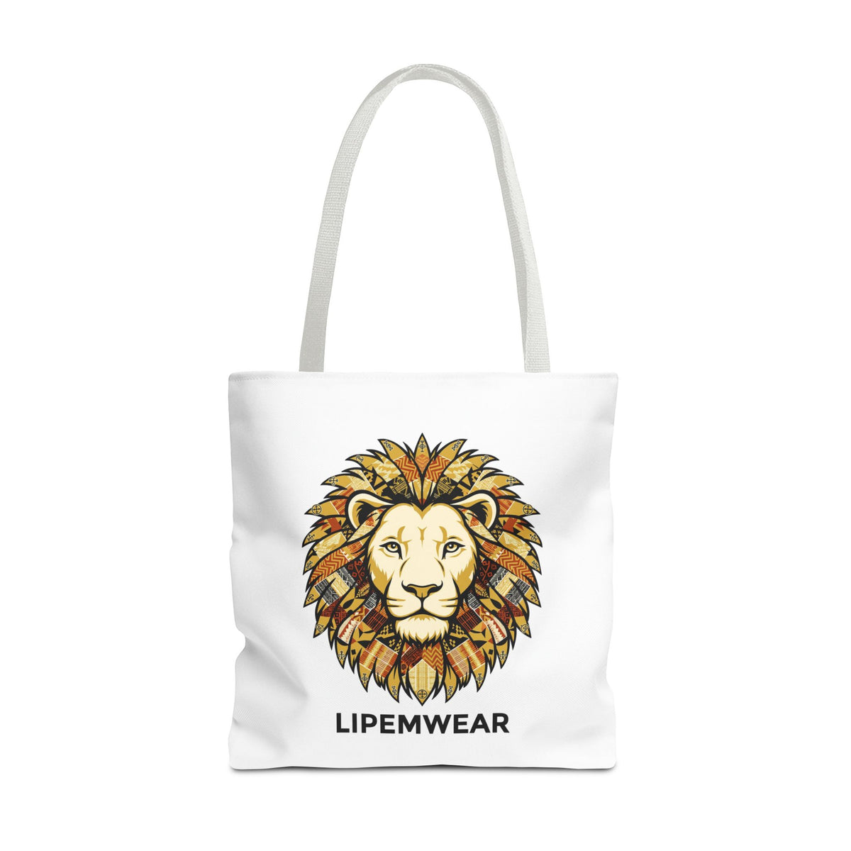 Lipemwear Kente Lion Tote Bag