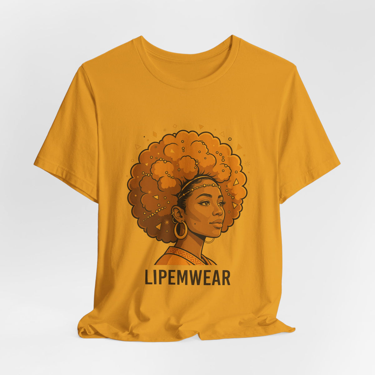Lipemwear Golden Afro Tee