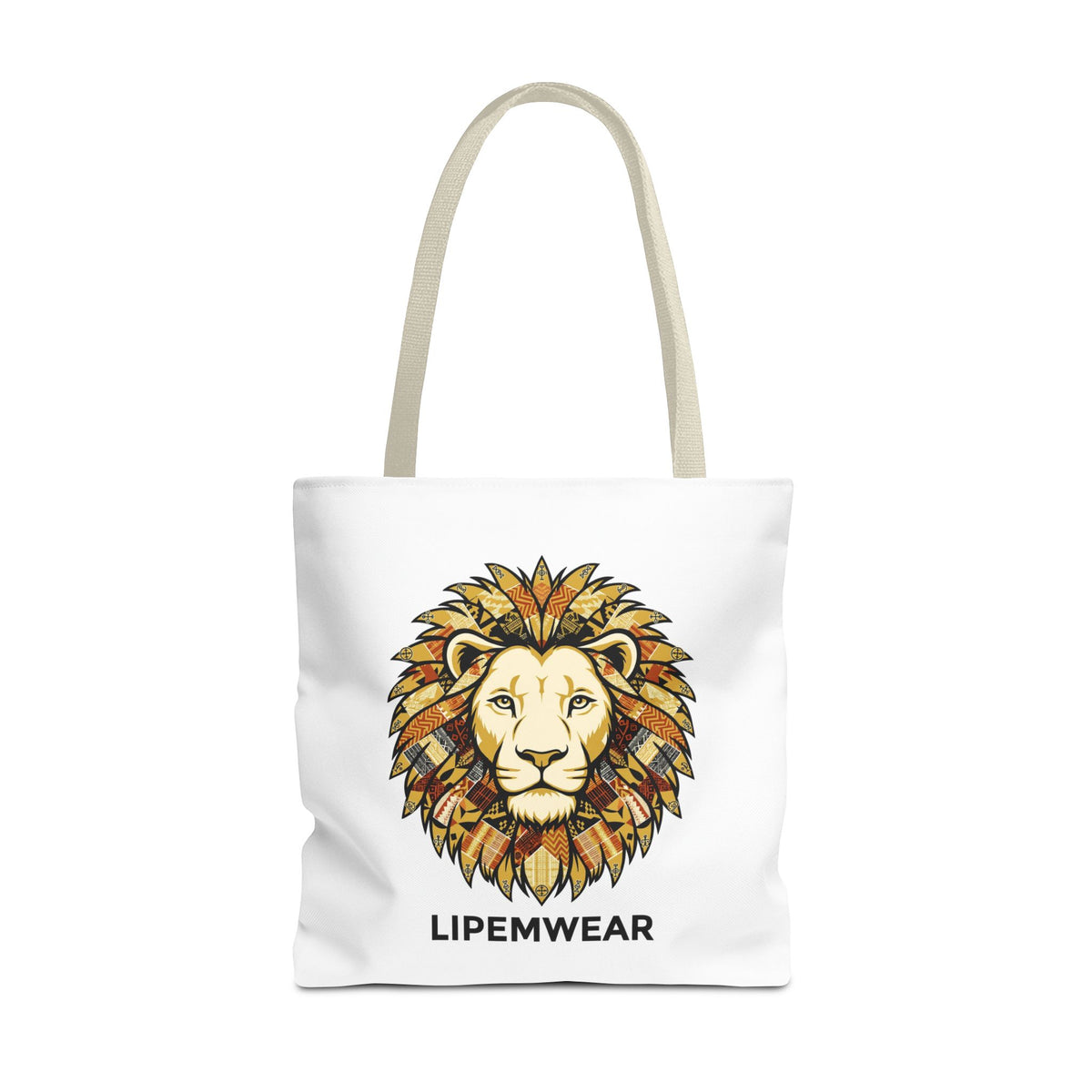 Lipemwear Kente Lion Tote Bag