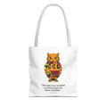 Kente Owl Tote Bag