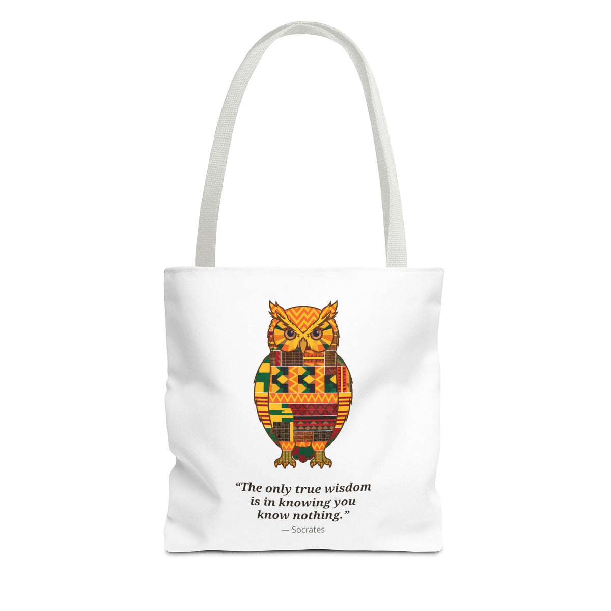 Kente Owl Tote Bag