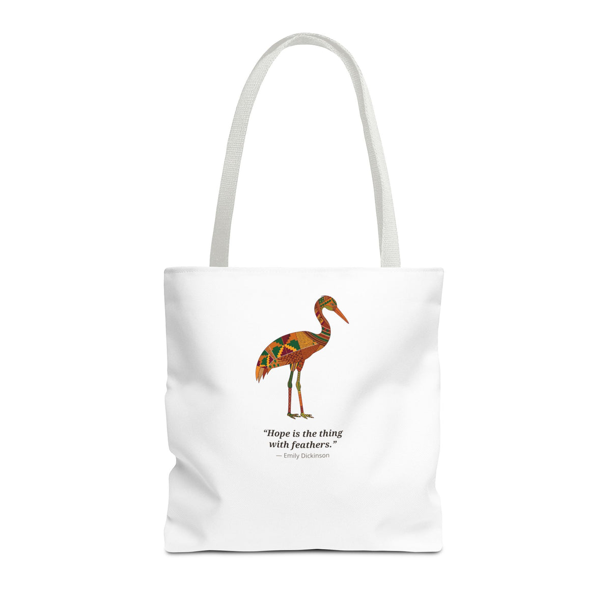 Lipemwear Kente Crane Tote Bag