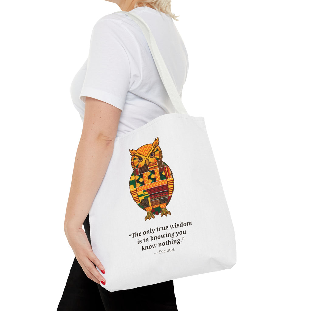 Kente Owl Tote Bag