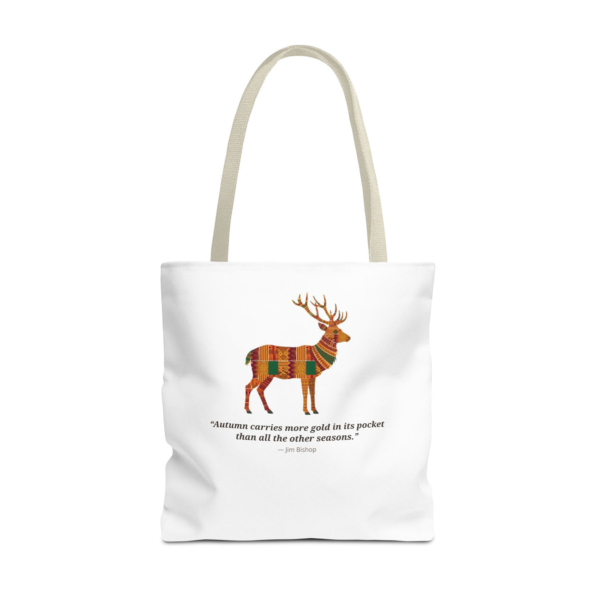 Kente Stag Tote Bag