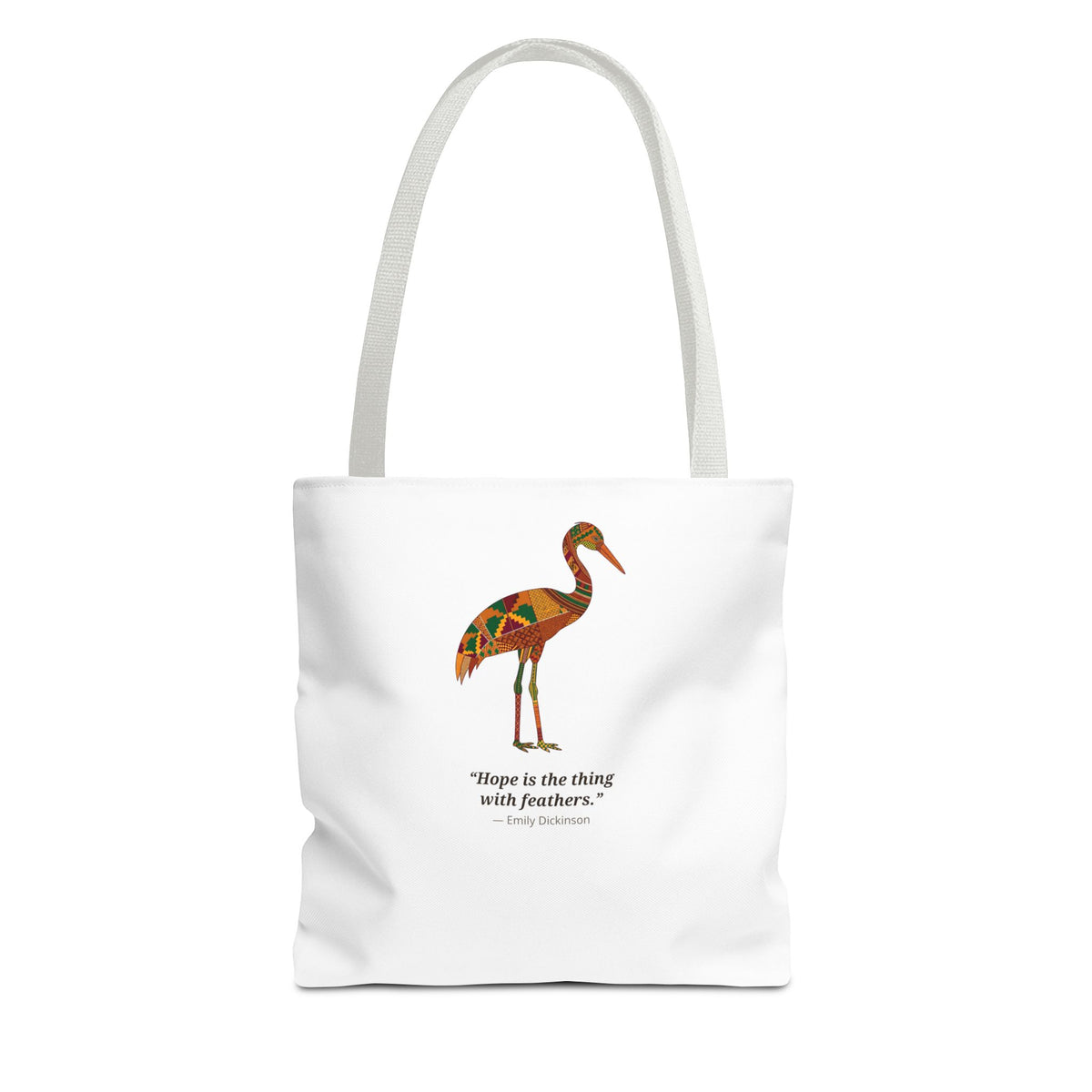 Lipemwear Kente Crane Tote Bag
