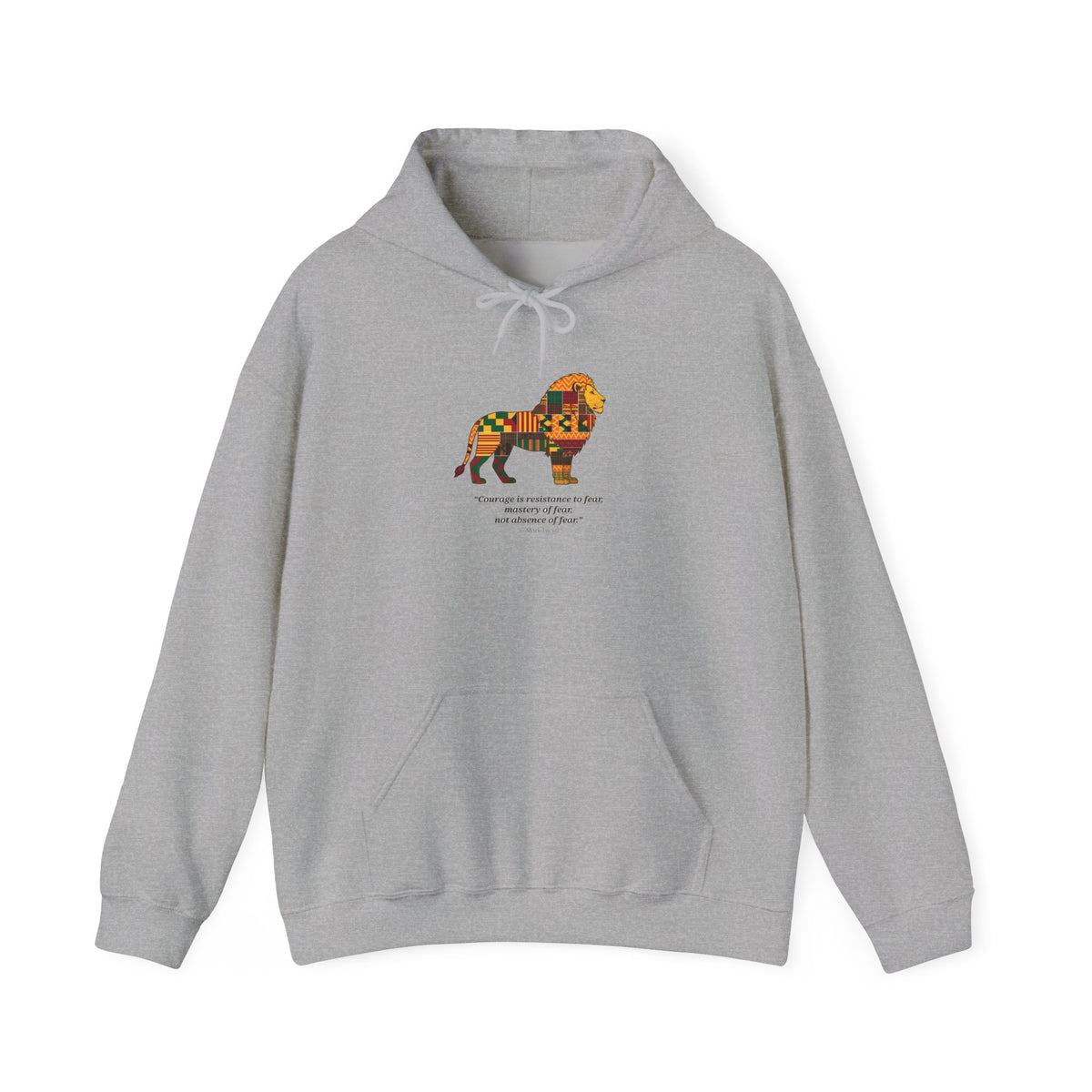 Kente Lion Hoodie