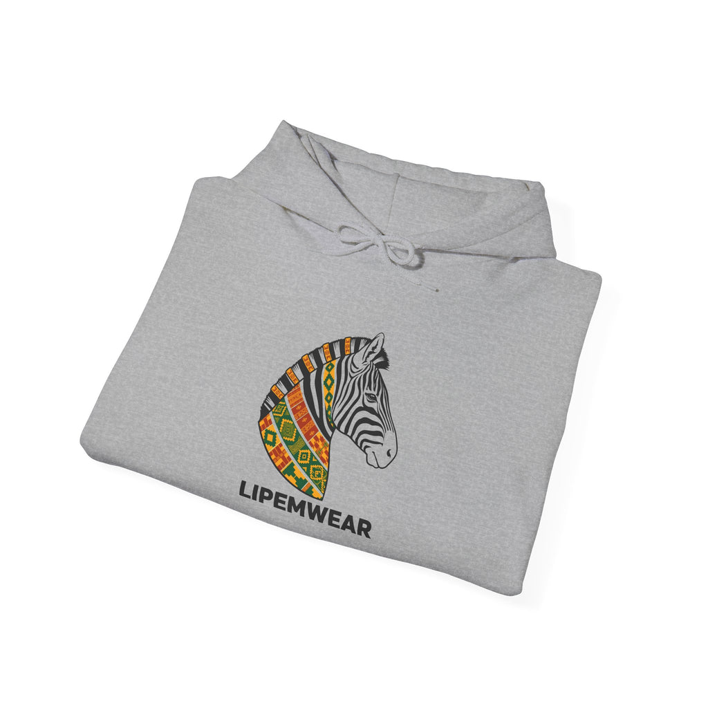 Lipemwear Kente Zebra Hoodie