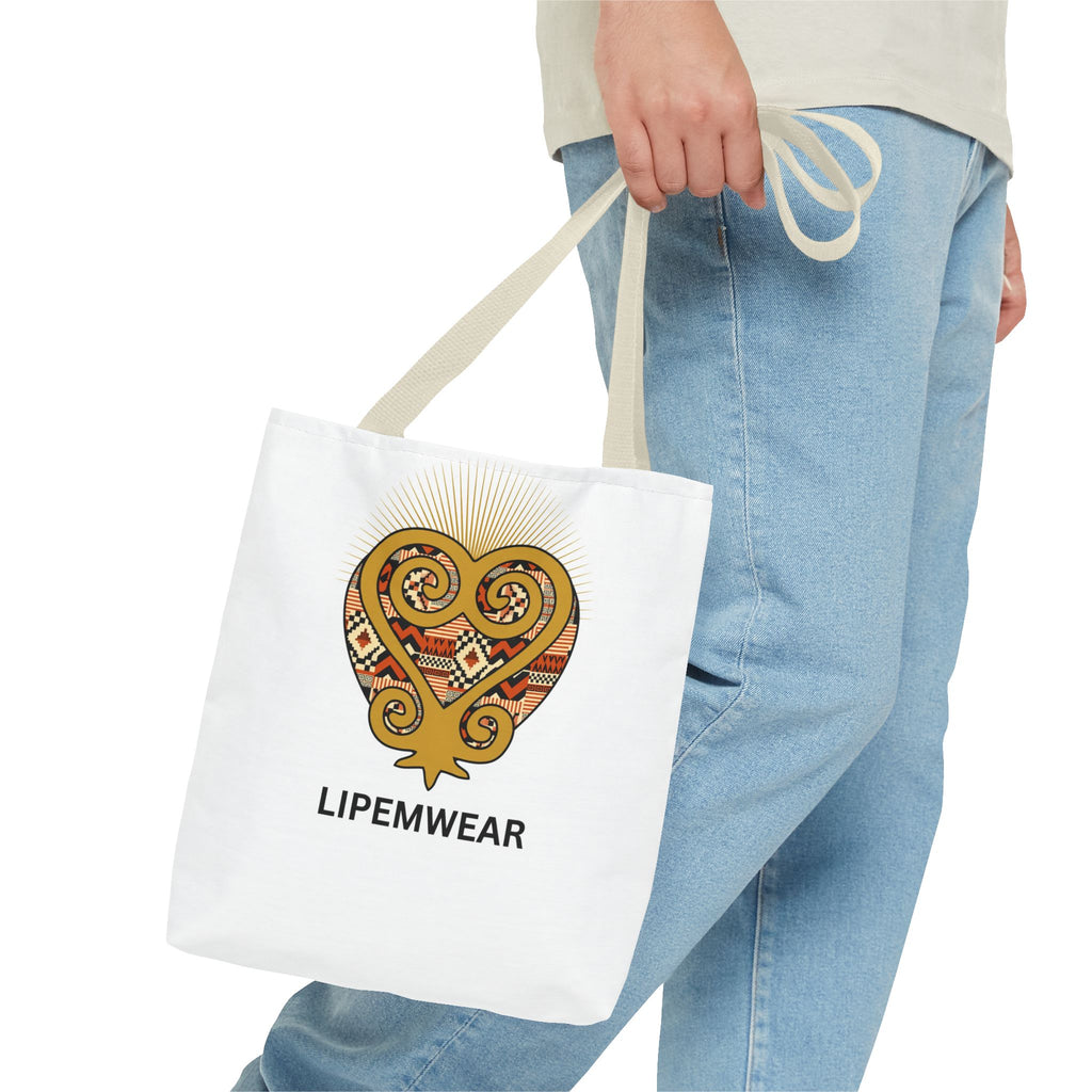 Lipemwear Sankofa Heart Tote Bag