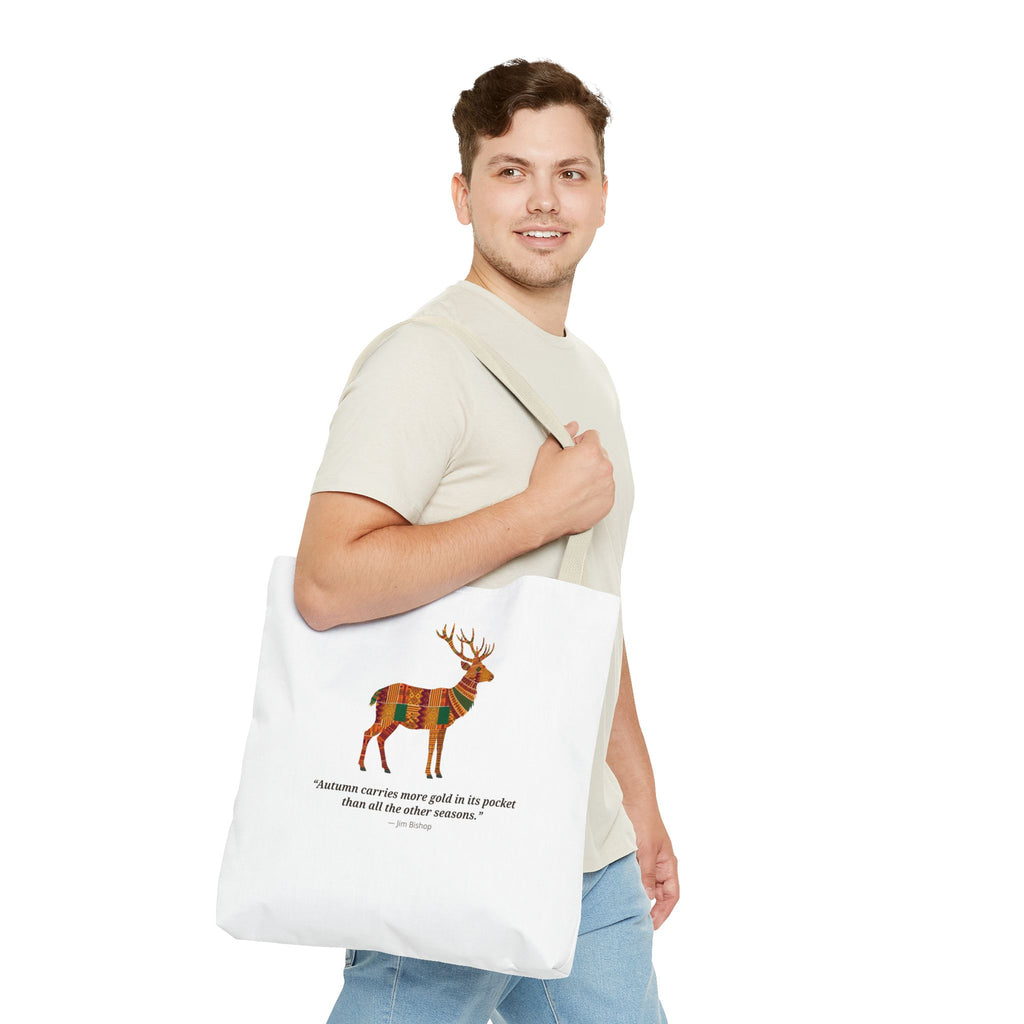 Kente Stag Tote Bag
