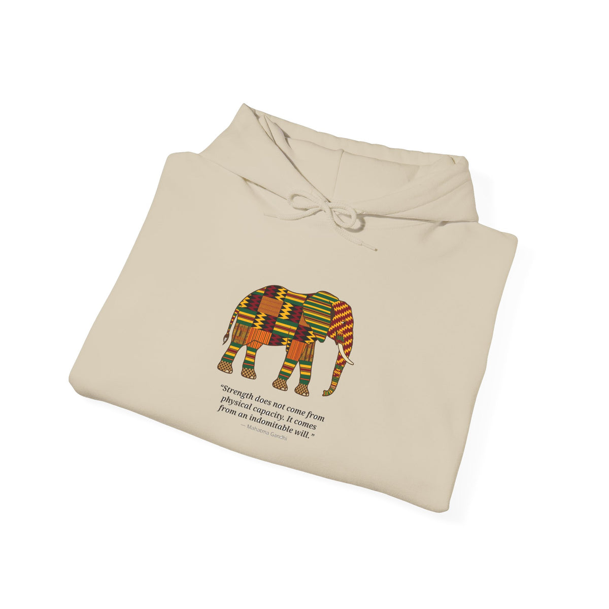 Kente Elephant Hoodie