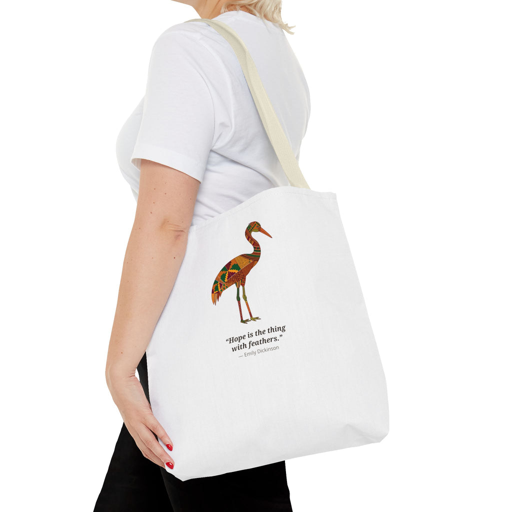 Lipemwear Kente Crane Tote Bag