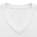 Women's V-Neck Tee — "Golden Hour" Minimal Text Graphic
