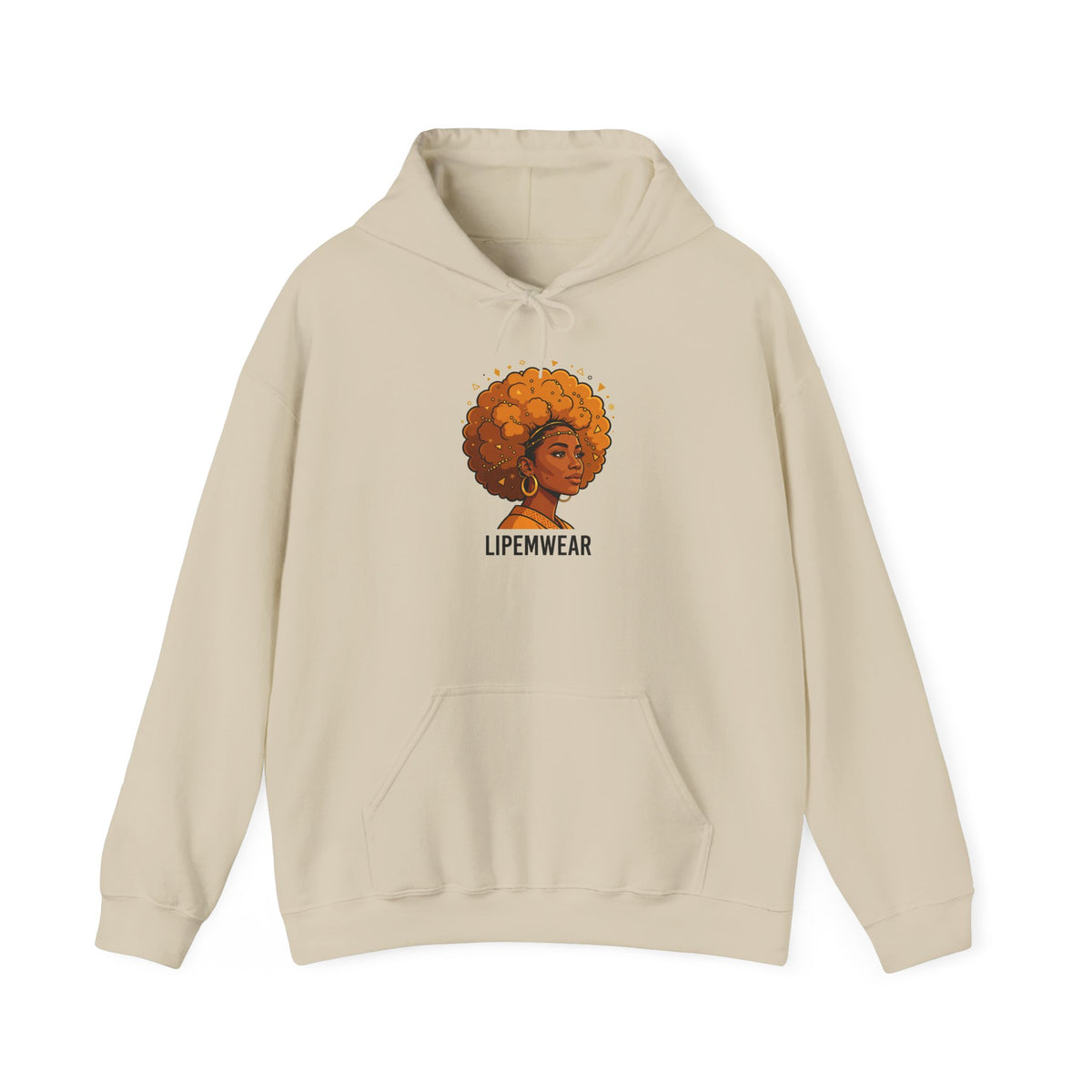 Lipemwear Golden Afro Hoodie