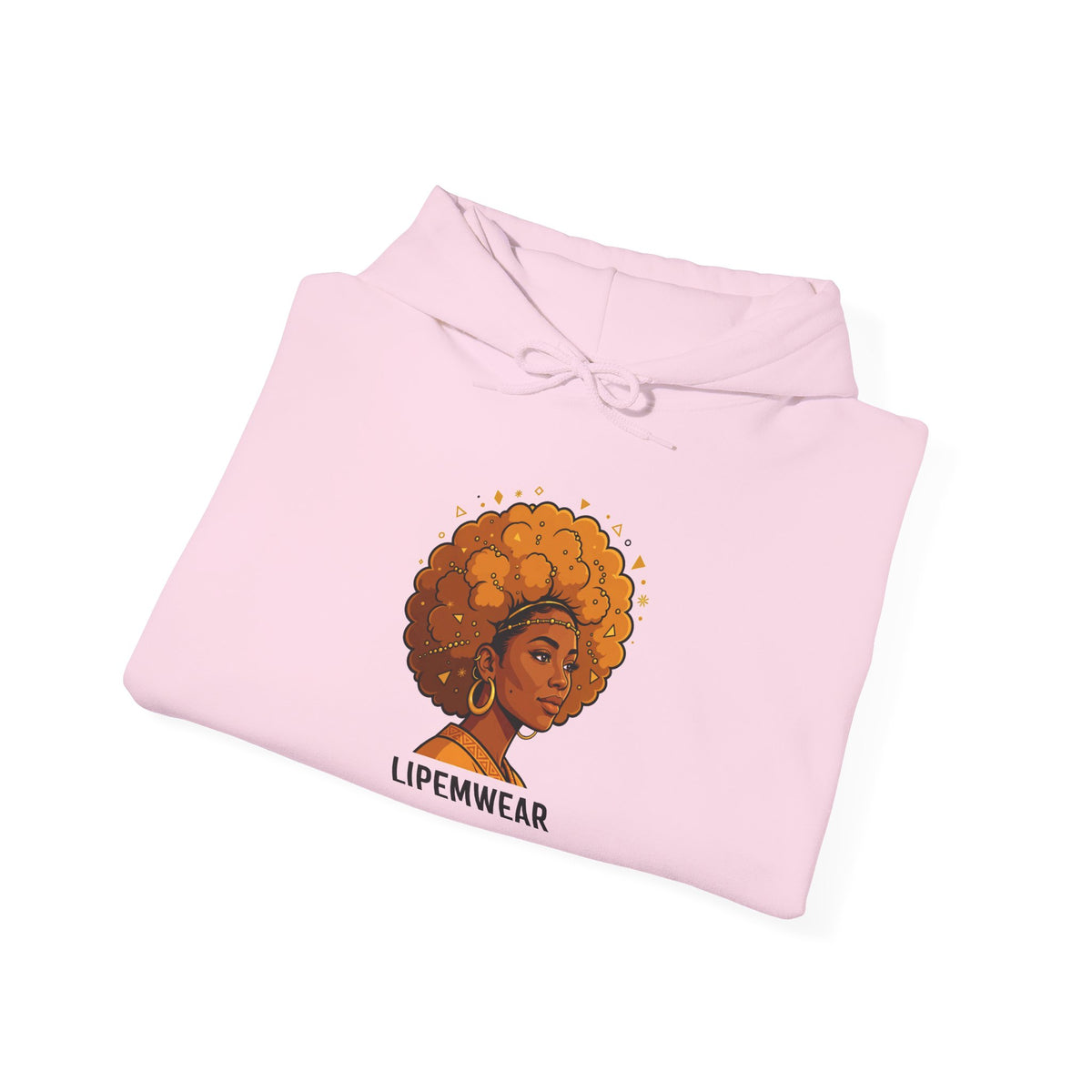 Lipemwear Golden Afro Hoodie