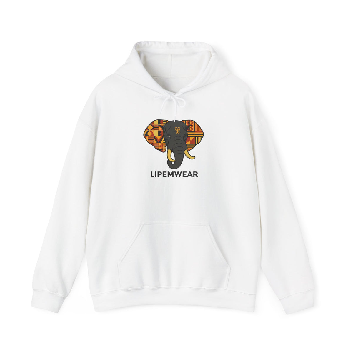 Lipemwear Kente Elephant Hoodie