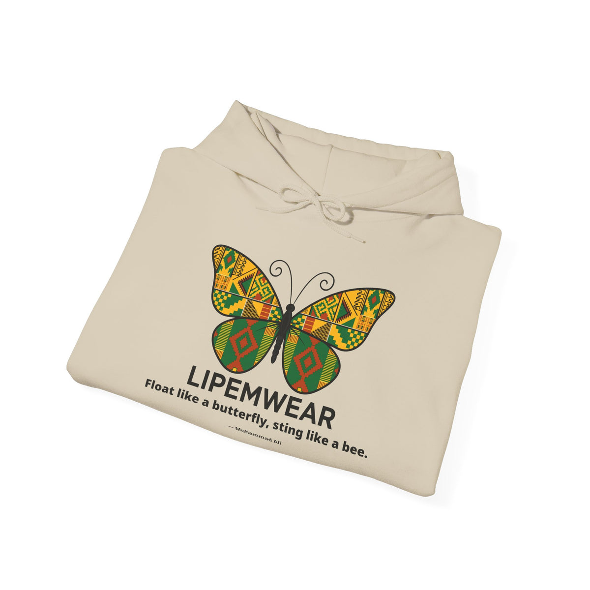 Lipemwear Kente Butterfly Hoodie