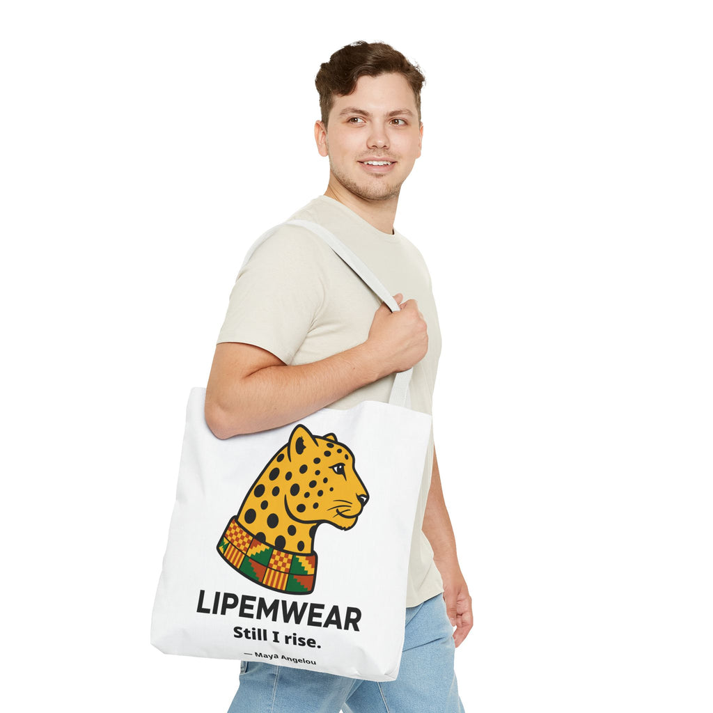 Lipemwear Kente Cheetah Tote Bag