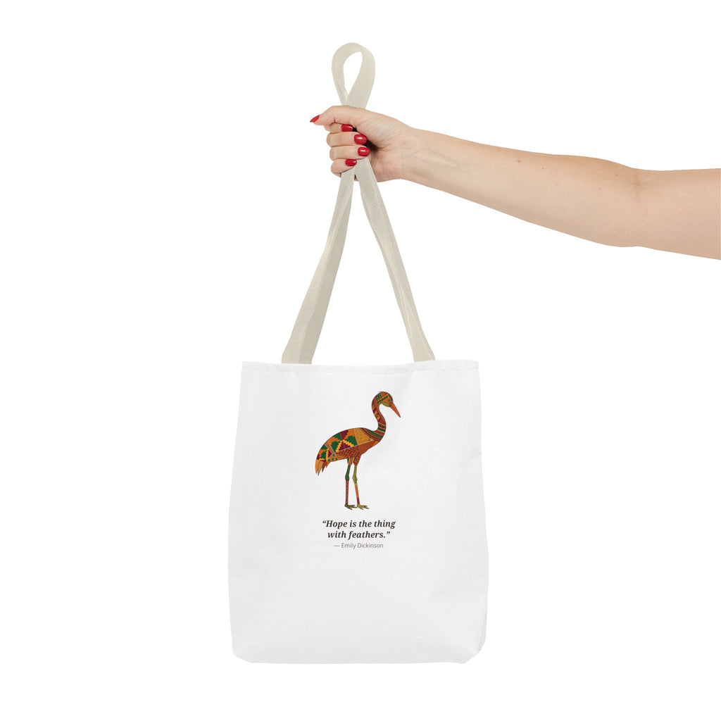 Lipemwear Kente Crane Tote Bag