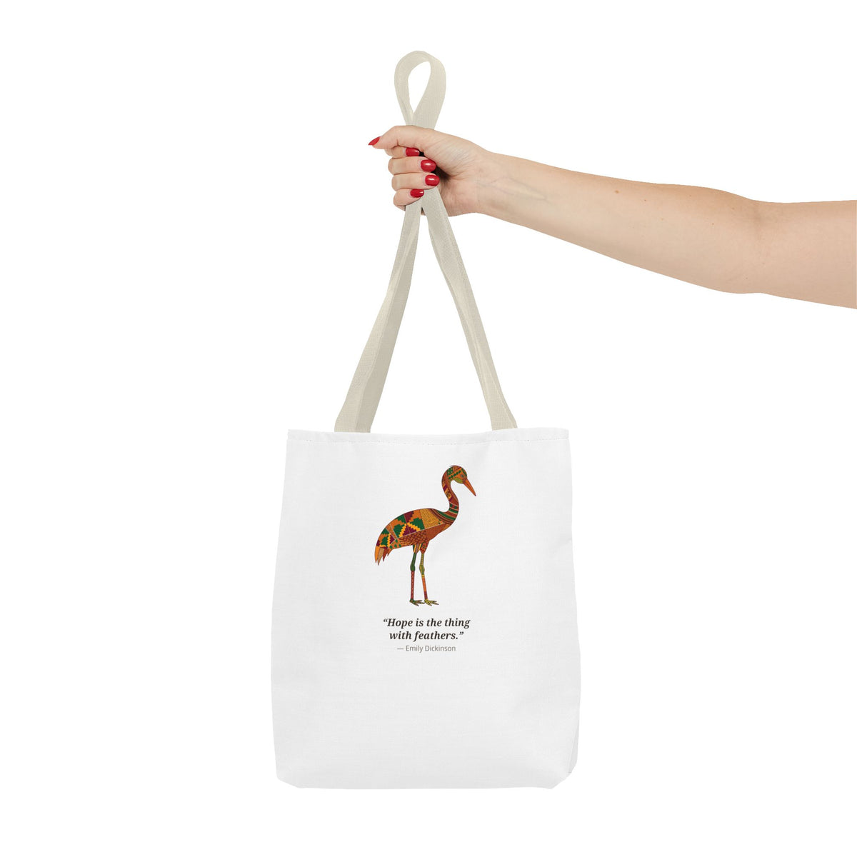 Lipemwear Kente Crane Tote Bag