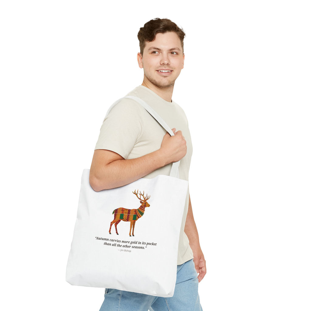 Kente Stag Tote Bag