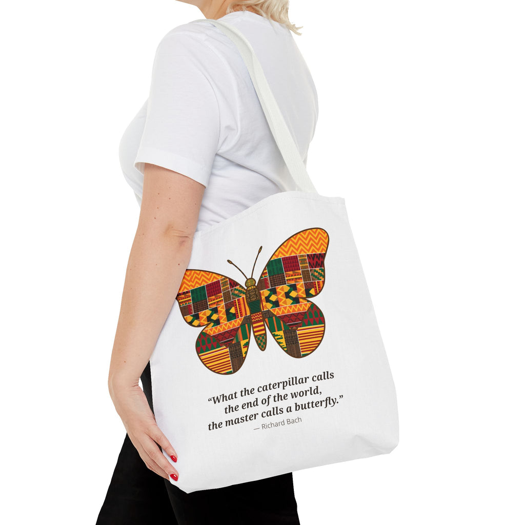Kente Butterfly Tote Bag