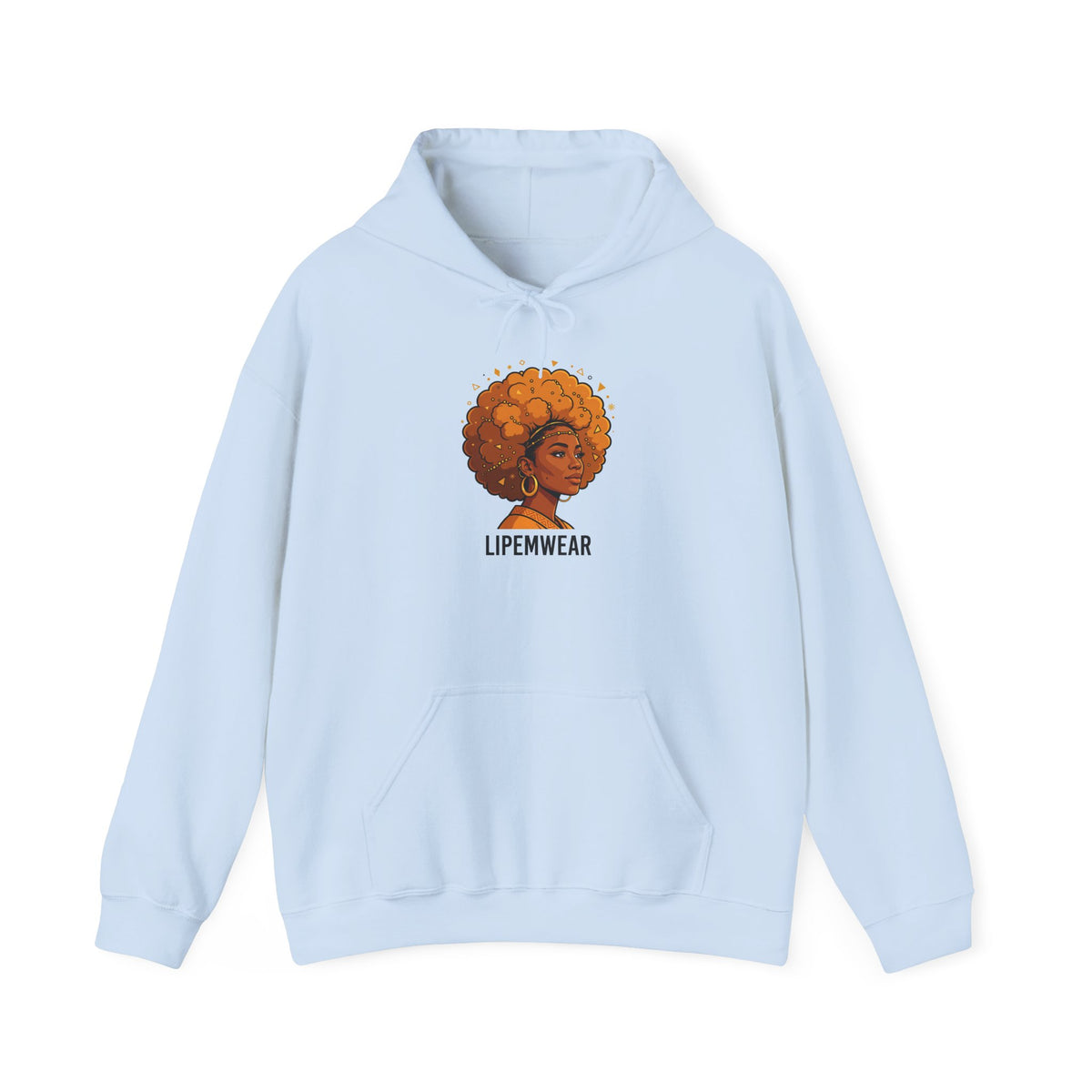 Lipemwear Golden Afro Hoodie