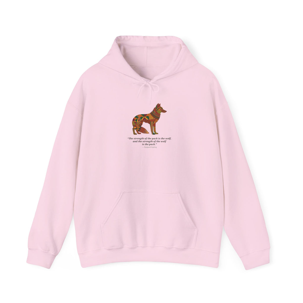 Lipemwear Kente Wolf Hoodie