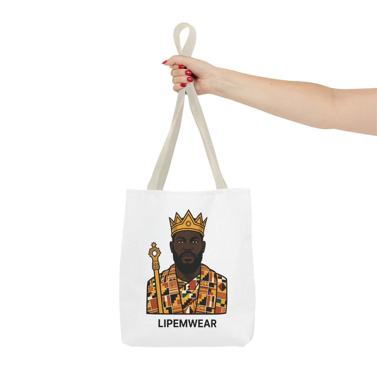 Lipemwear Kente King Tote Bag