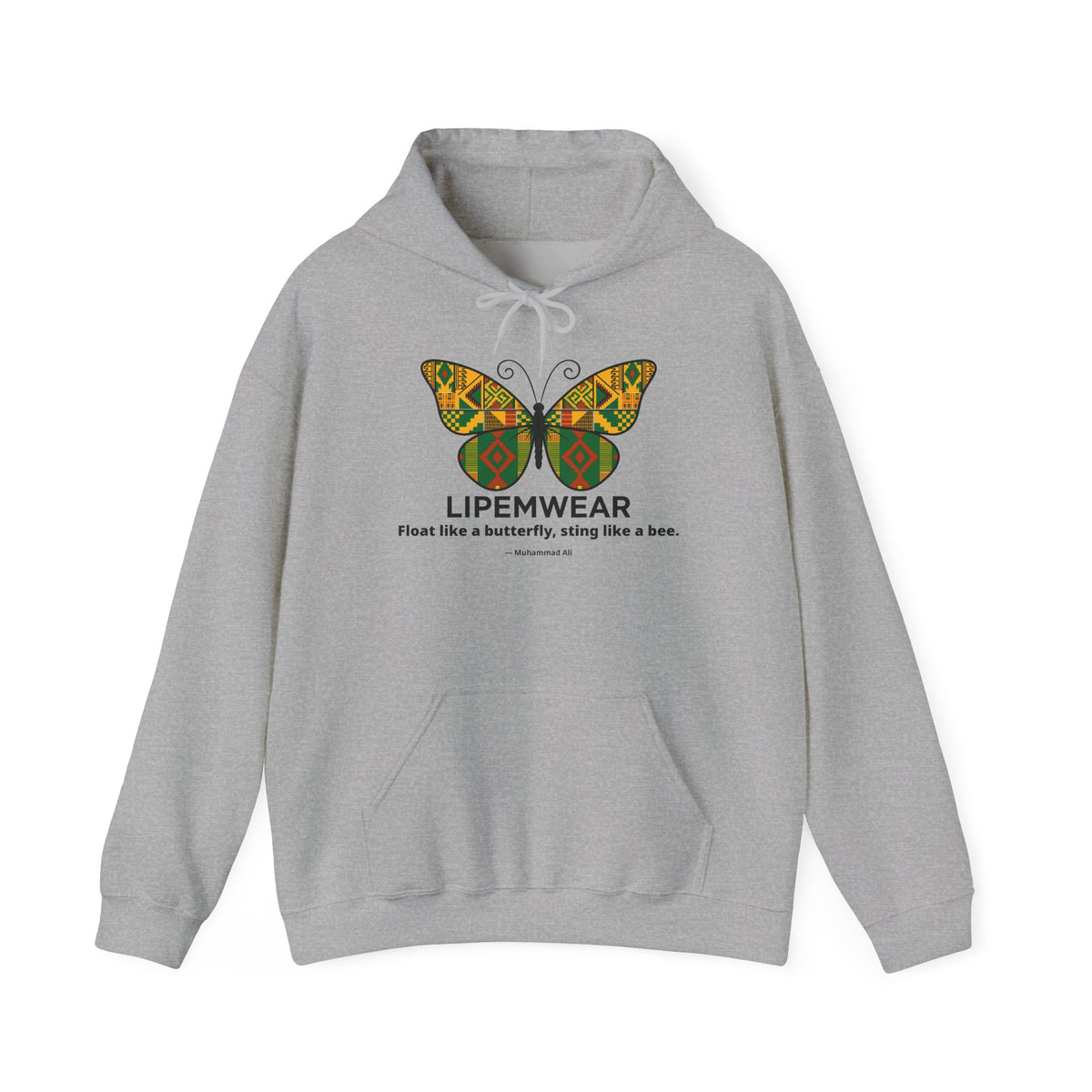 Lipemwear Kente Butterfly Hoodie