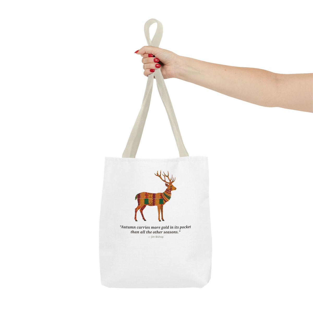 Kente Stag Tote Bag