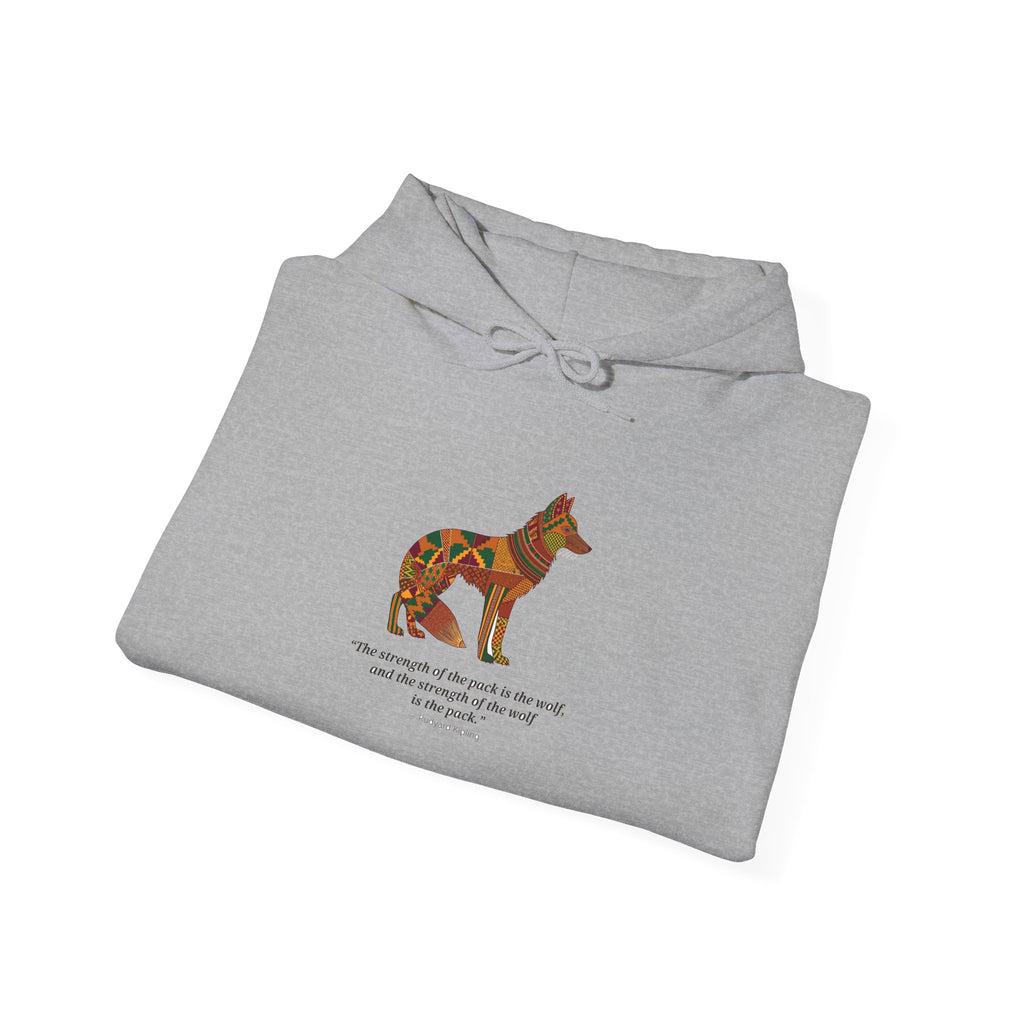 Lipemwear Kente Wolf Hoodie