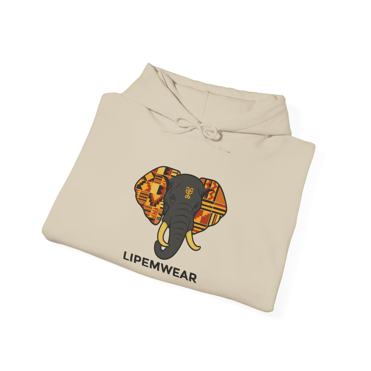 Lipemwear Kente Elephant Hoodie