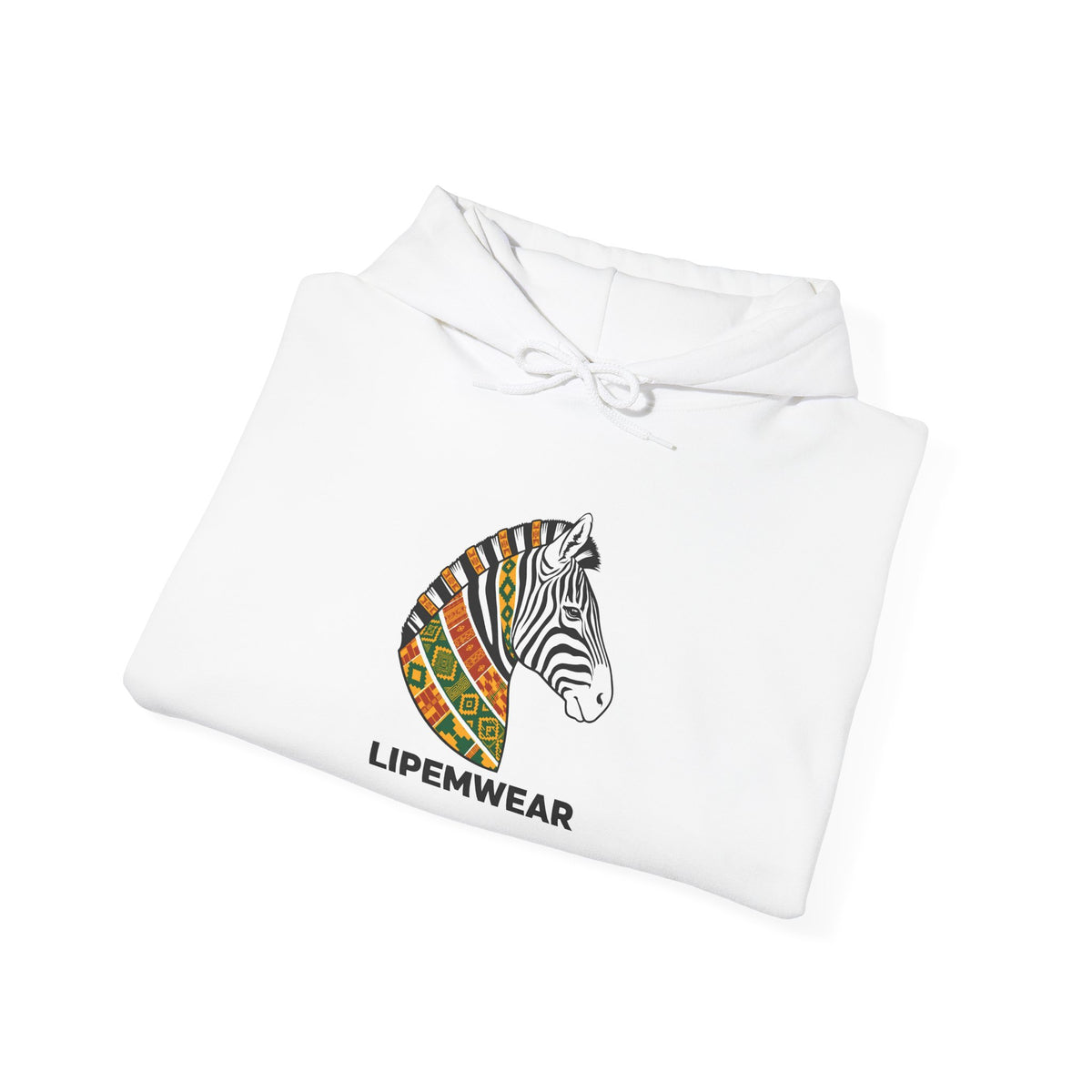 Lipemwear Kente Zebra Hoodie
