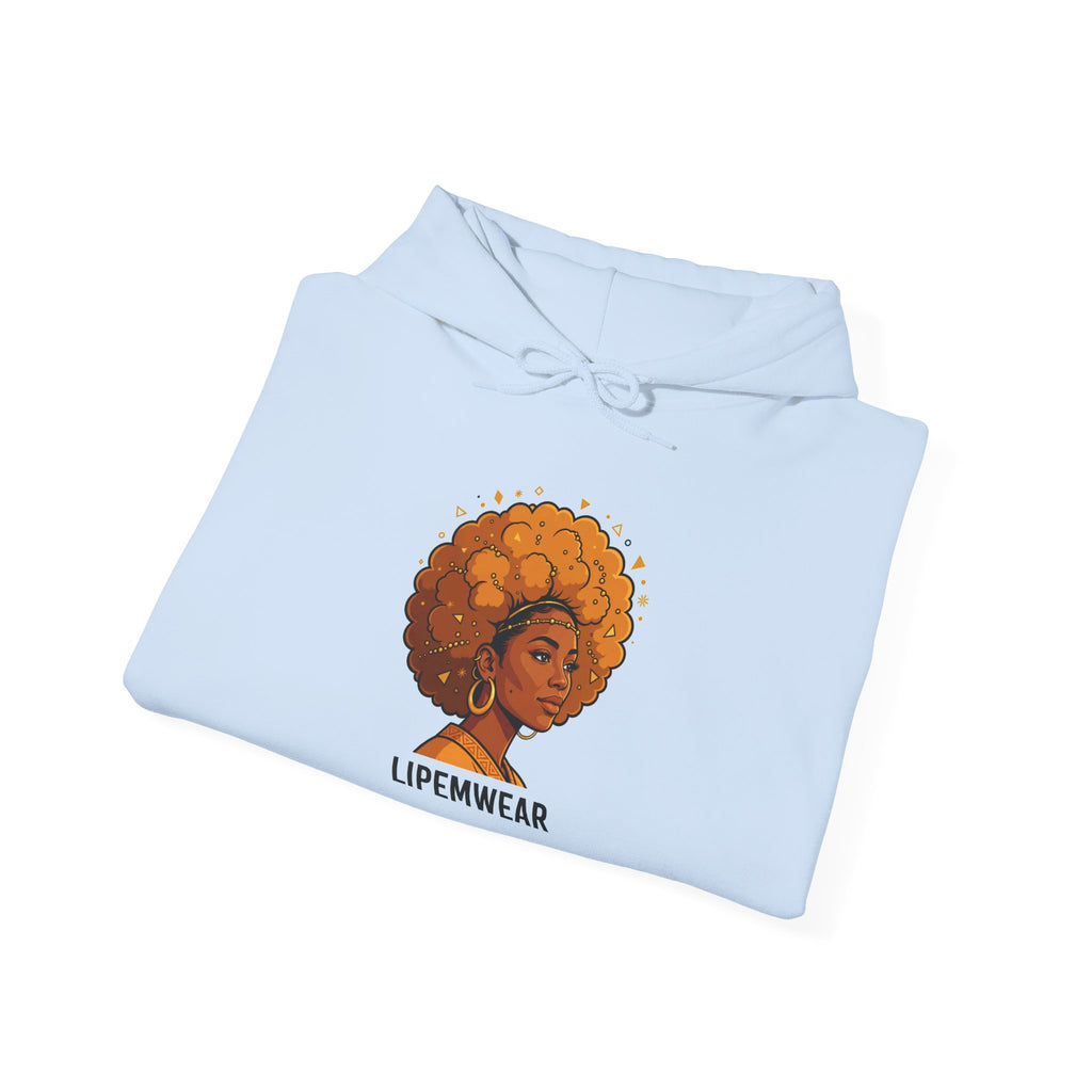 Lipemwear Golden Afro Hoodie