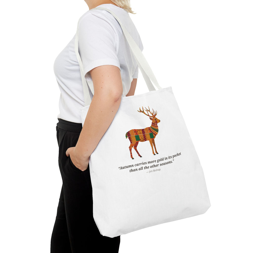 Kente Stag Tote Bag
