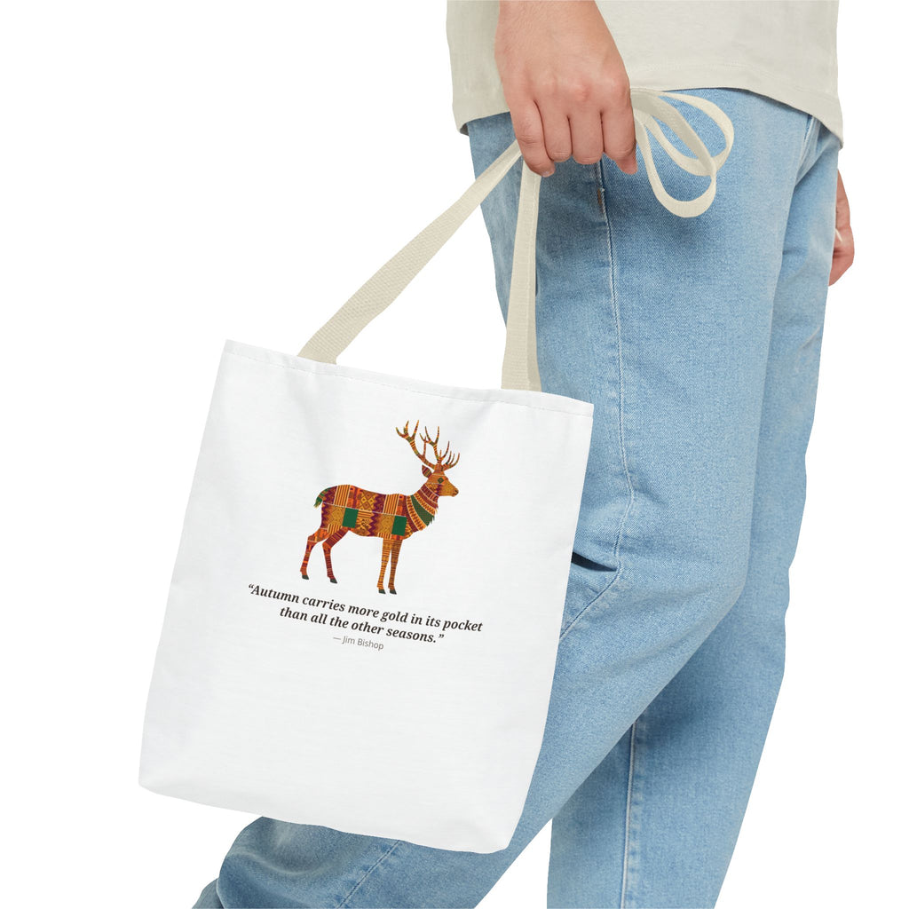 Kente Stag Tote Bag