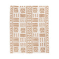 African Print Plush Blanket - Throw