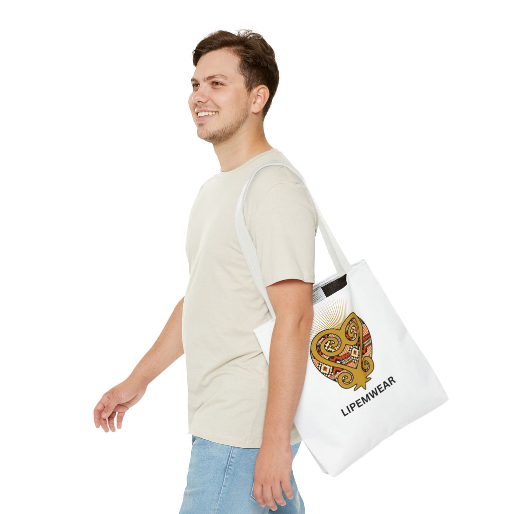 Lipemwear Sankofa Heart Tote Bag