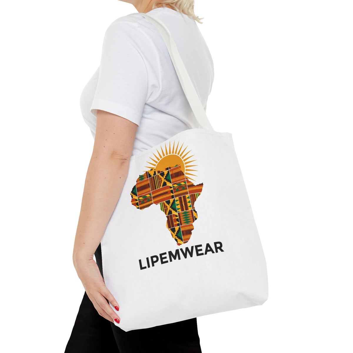 Lipemwear Kente Africa Tote Bag