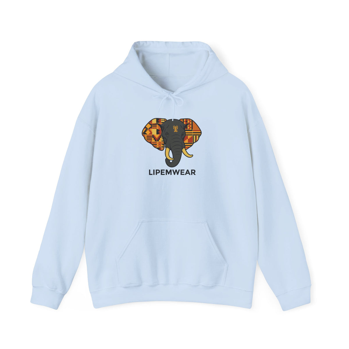 Lipemwear Kente Elephant Hoodie
