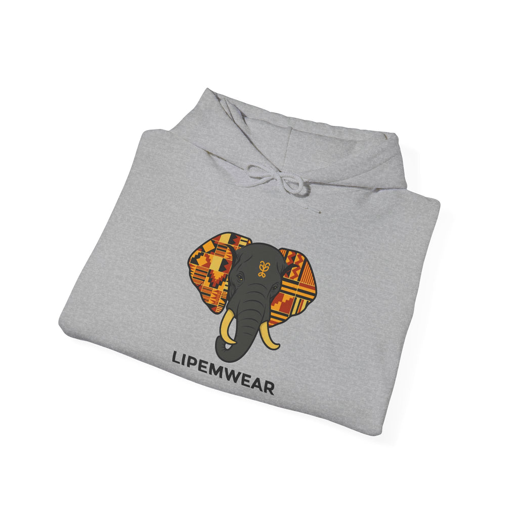 Lipemwear Kente Elephant Hoodie