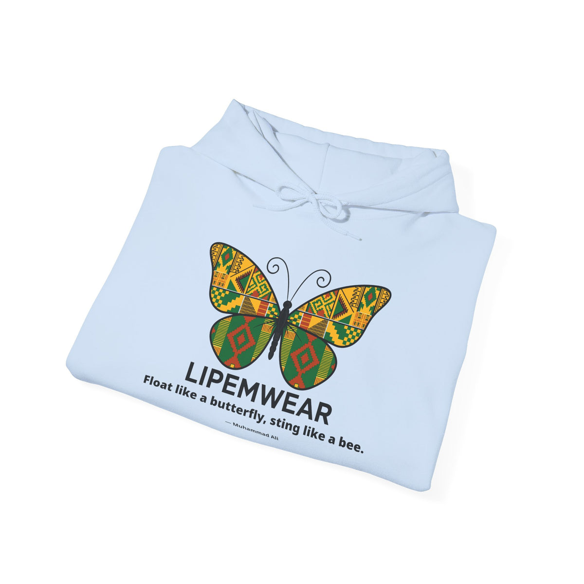 Lipemwear Kente Butterfly Hoodie